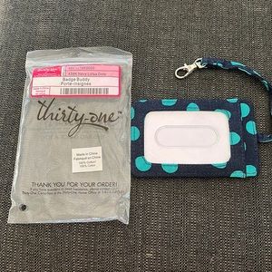 Thirty One Badge Buddy - Lotsa Dots